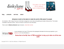 Tablet Screenshot of dinkylune.com